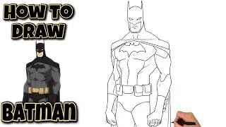 How To Draw Batman | JUSTICE LEAGUE #batman #drawing