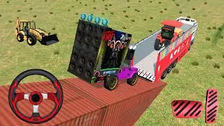 💥🚛 Диджейская установка на тяжёлом грузовике + погрузка трактора | Реалистичное игровое видео #гр...