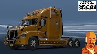 FREIGHTLINER CASCADIA & SKINS PACK v4.1 ATS-ETS2 1.51.x (ATSMOD)(ETS2MOD)