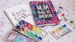 COMO USAR AQUARELA NO BULLET JOURNAL | Marina Agostini