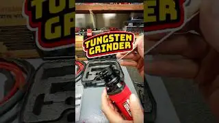 Yeswelder TIG Tungsten grinder is a quick and easy way for the perfect angle every time.
