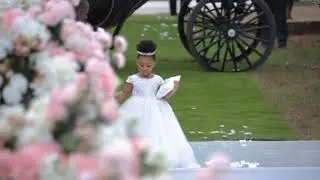 THIS CUTE FLOWER GIRL&rsquo;S PARENTS GET MARRIED IN THE MOST BEAUTIFUL CEREMONY LIBERIA HAS SEEN 💫