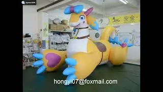 Bouncy inflatable ride on dragon inflatable pool toy
