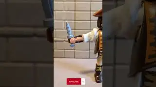 pirate throws a knife again! #subscribe #cool #stopmotion #viral #playmobil #pirates