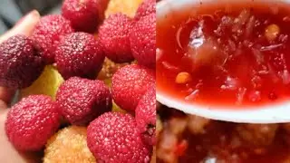 Sohphie khleh//Myrica esculenta/Chinese Bay berry salad//very 😋🤤🤤🤤