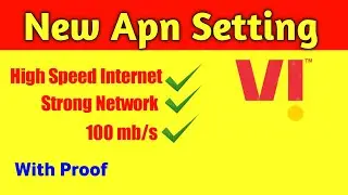 Vodafone Apn Setting|| New Apn Setting| Vodafone Network Problem/July 17, 2022