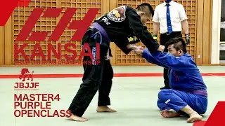 【JBJJF関西柔術選手権2021】マスター4紫帯オープンクラス