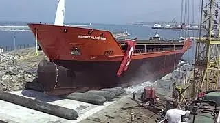 GEMİ İNDİRME T&Ouml;RENİ | GEMİ İNDİRME VİDEOLARI | BALONLA GEMİ İNDİRME | YILMAZ KURT | EGE AJANS.COM