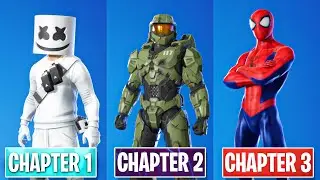 Fortnite All Crossover Skins (Chapter 1 - Chapter 3)
