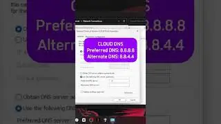 Speed Up Your Internet By Switching DNS Fast! #windows #windows11 #internet #wifi #hacks