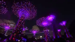 가든스 바이 더 베이 슈퍼트리쇼!! Supertree Grove, Gardens by the bay in Singapore 렌즈로 담을 수 없드아~