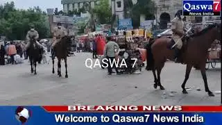 Morning9:45 Timings Charminar Area Closed Timing All Shop's  bandobas police Hyd on duty good work