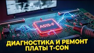РЕМОНТ ТЕЛЕВИЗОРА | Секреты T-CON: Как найти короткое замыкание на плате за 5 минут?