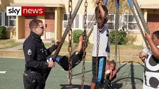 Police in Los Angeles work to build bridges