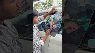 Anime Vehicle Livery Japanese Theme Side Car door Wrap Cast VinylWrap Universal Size enemy character