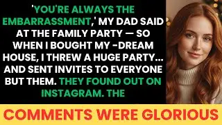 At the Family Party, My Dad Looked at Me and Said, “You’re Always the Embarrassment”—So When I…