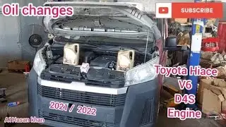 Toyota Hiace 2020 oil change Toyota Hiace 2020/2021 oil change