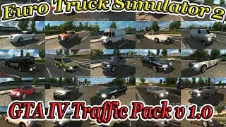 Euro Truck Simulator 2 обзор мода ( GTA IV Traffic Pack v 1.0 )