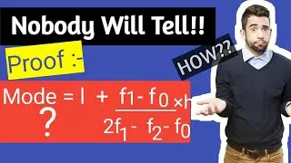 proof of mode formula for grouped data |Deviation of Mode Formula |Ch14 |Statistics|