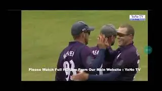 George Munsey Bunny Hop Catch | Scotland Cricket
