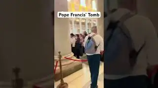 Pope Francis&rsquo; Tomb: Basilica di Santa Maria Maggiore, Rome. #popefrancis  #basilica