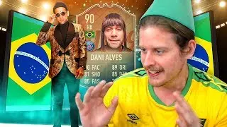 OMG 90 FLASHBACK DANI ALVES SBC! THE BEAST FROM BRAZIL! FIFA 19 ULTIMATE TEAM