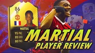 FIFA 17 UT - SIF Martial (86) Player Review w/Gamplay & InGame Stats