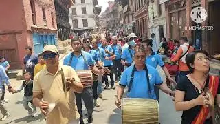 BISKA JATRA 2080/81 || Dha Baja || NEW YEAR  #culture #newariculture #festival #lifestyle#bhaktapur