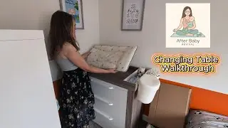 Easy & Affordable Baby Changing Table Setup #baby #babycare #parenting
