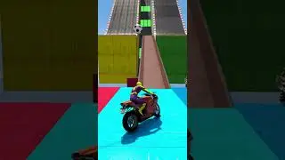GTA 5 Yellow Spider-Man Vs batman Vs mega ramp episode #2 #shorts #gta #spiderman