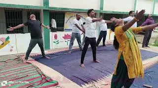 11 वीं अन्तर्राष्ट्रीय योग दिवस S.S.+2 High School Pandeypura 