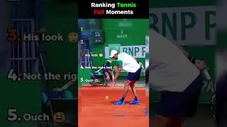 Ranking Tennis Fail Moments