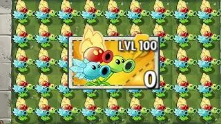 Pvz 2 Challenge - All Plants Level 1 Power UP Vs 40 Item Valentines - Who WIll WIn?