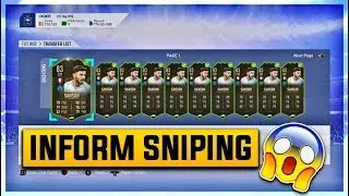 OMDSS!!! THE BEST INFORM CARD TO SNIPE!!!! | FIFA 19 TRADING METHODS!!!!