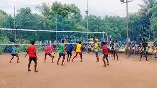 Siranjeeve curve service _ Guru friends vs pheonix sports club Pondicherry _ Mr Love Volleyball ❤️❤️