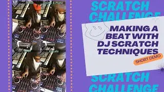 How To Make A Beat With DJ Scratching Techniques On Numark NV II / Short Demo By DJ Hot Fire
