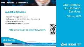 One Identity | On Demand Services