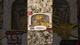 Scarlet & Violet 151 Zapdos ex Collection Box! Charizard Full Art! #scarletandviolet151 #charizard