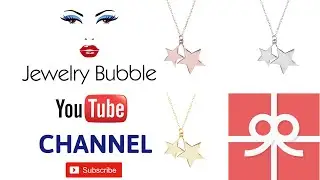 Cosmic Double Star Pendant Necklace by Latelita | Jewelry Bubble