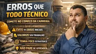 T&eacute;cnico no in&iacute;cio da carreira.