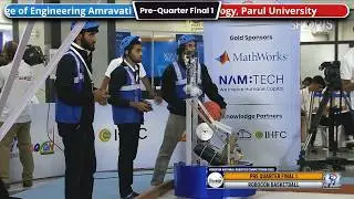 Parul University Vs GCOE Amravati | Pre-Quarter Final 1 | ABU Robocon 2025 India