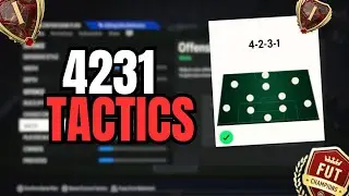 THE BEST 4231 CUSTOM TACTICS ON EAFC 24 !!!