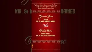 Minimal Wedding Invitation #evite #wedding #ecard