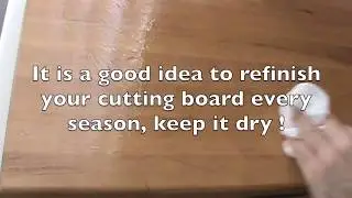 cutting board oil recipe