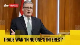 Starmer gives speech after Trump threatens tariffs over Greenland