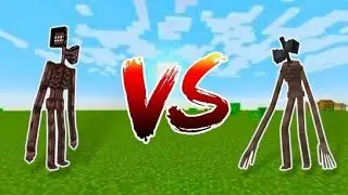 Siren Head v4: Revamped (bendythedemon18) vs siren Head (ag_1) - Minecraft | mob battles
