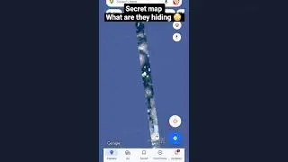 Conspiracy Theories Sercet Map in google maps #secretmap #googlemaps #conspiracy #shorts