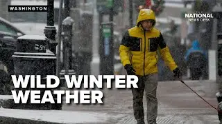 Northeast covered in snow: What to watch for as a cold front comes in