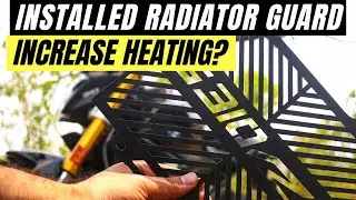 DIY BEST MOTORCYCLE RADIATOR GUARD INSTALLATION TIPS | HEATING WITH RADIATOR GUARD? BMW G310 R MODS