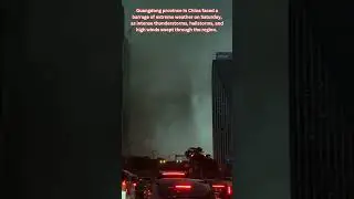 Extreme Winds In China #climatechange #flood #china